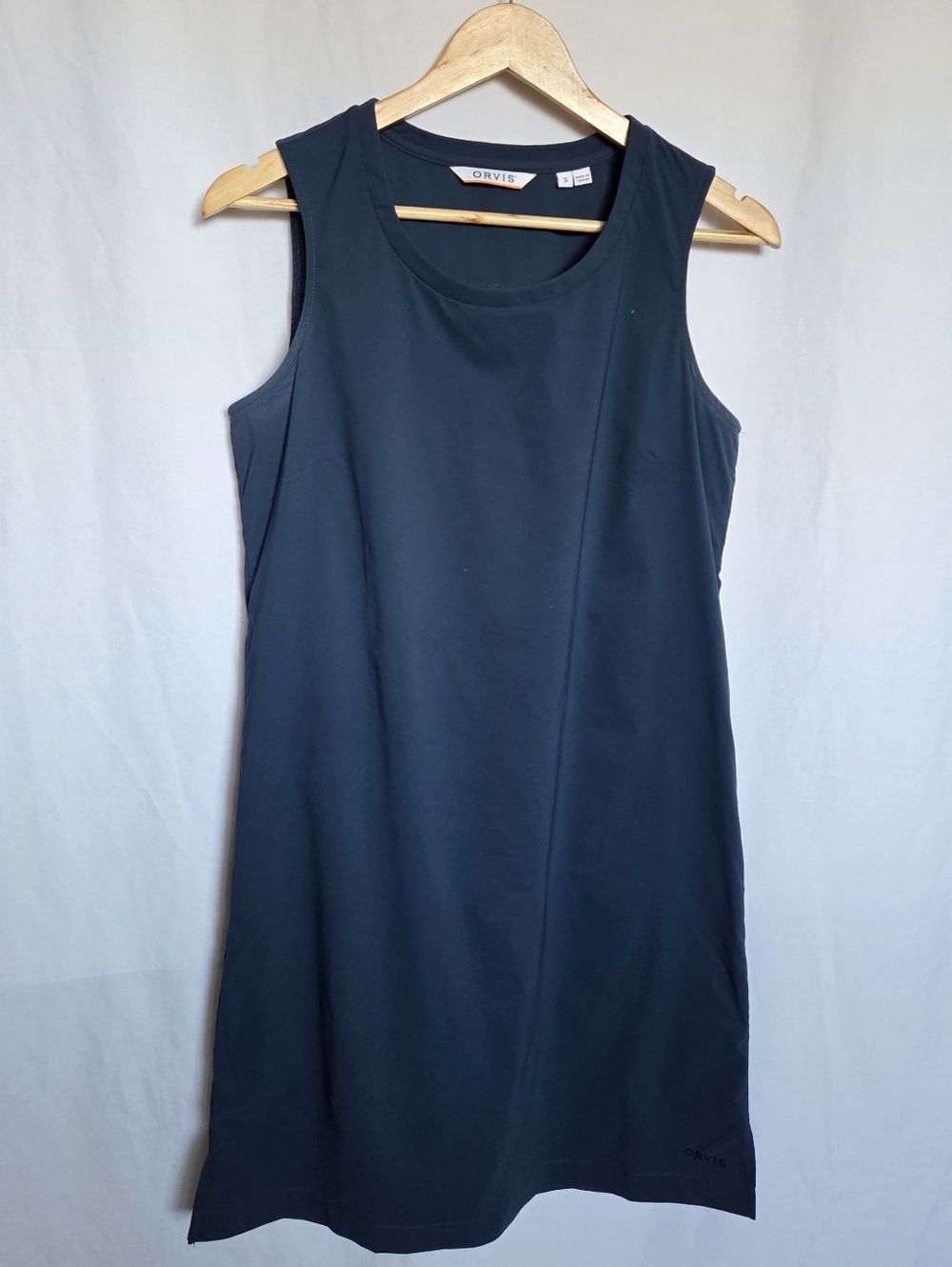 Orvis Navy Sleeveless Shift Dress